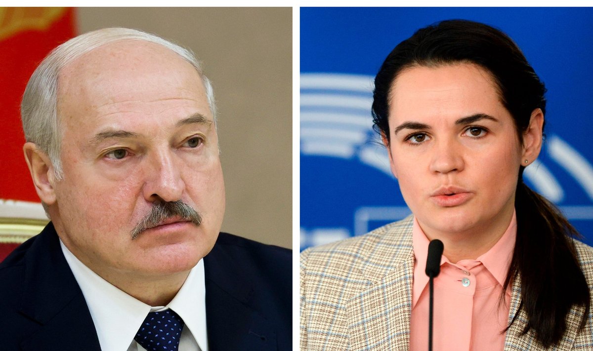 Aljaksandr Lukašenka ja Svjatlana Tsihhanovskaja
