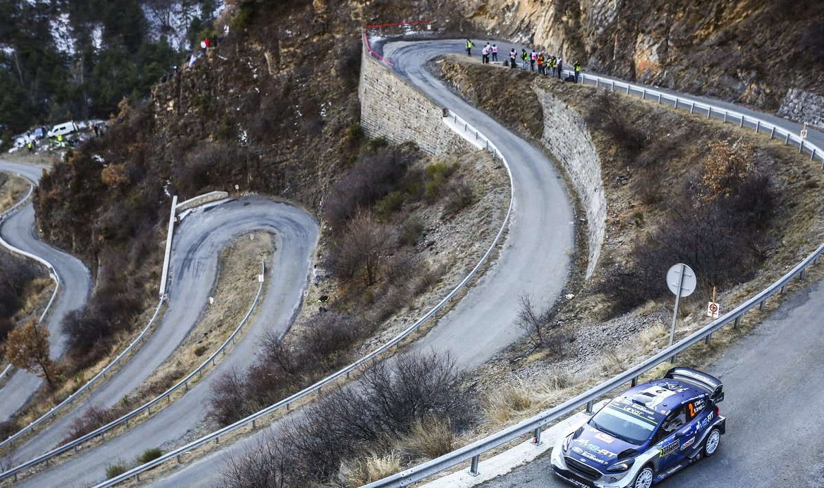 Keeruline käänuline mägitee muudab Monte Carlo ralli ekstreemseks, Tänaku ja Järveoja üleelatud viperused tegid selle lõpuks lausa füüsikaseadusi eiravaks.