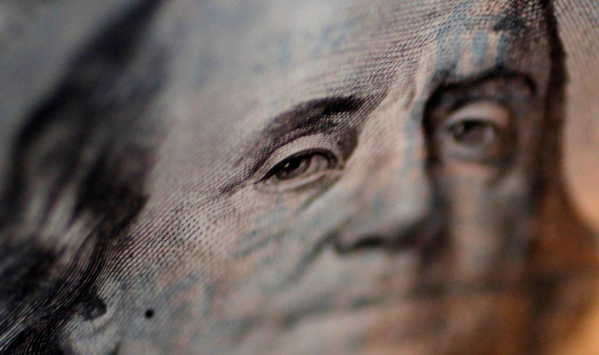 Benjamin Franklin USA 100-dollarilisel rahatähel