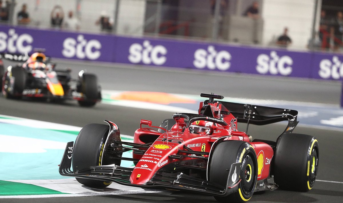 Tänavuse MM-sarja üldliider Charles Leclerc (Ferrari).