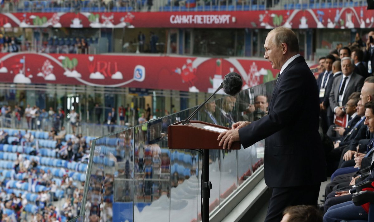 Vladmir Putin mullu Confederations Cupil.