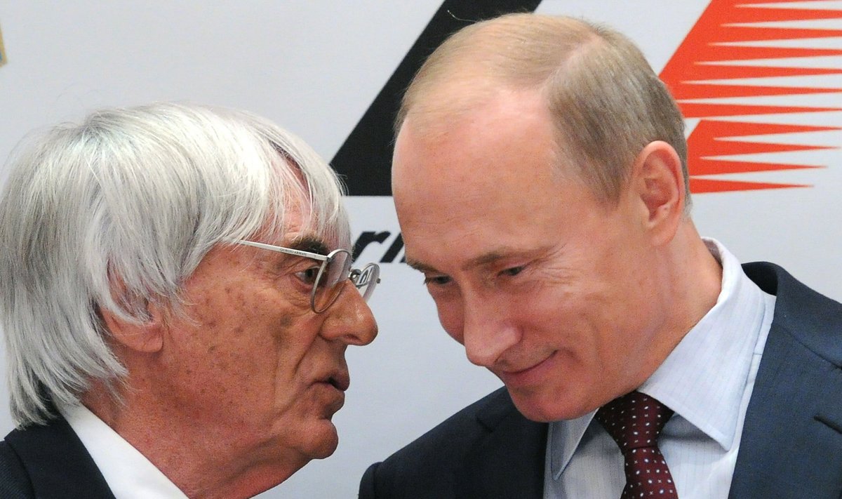  Bernie Ecclestone ja Vladimir Putin