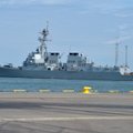 ФОТО DELFI: Без огласки — в Таллинне причалил эсминец ВМФ США "Оскар Остин"