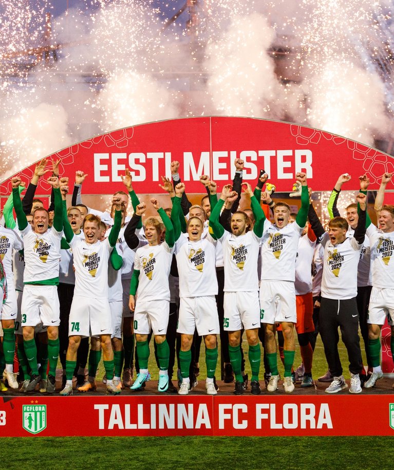 FC Flora on taas Eesti meister. Viimasest viiest trofeest on võidetud neli.