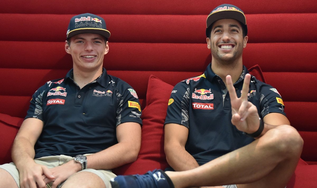 Max Verstappen ja Daniel Ricciardo