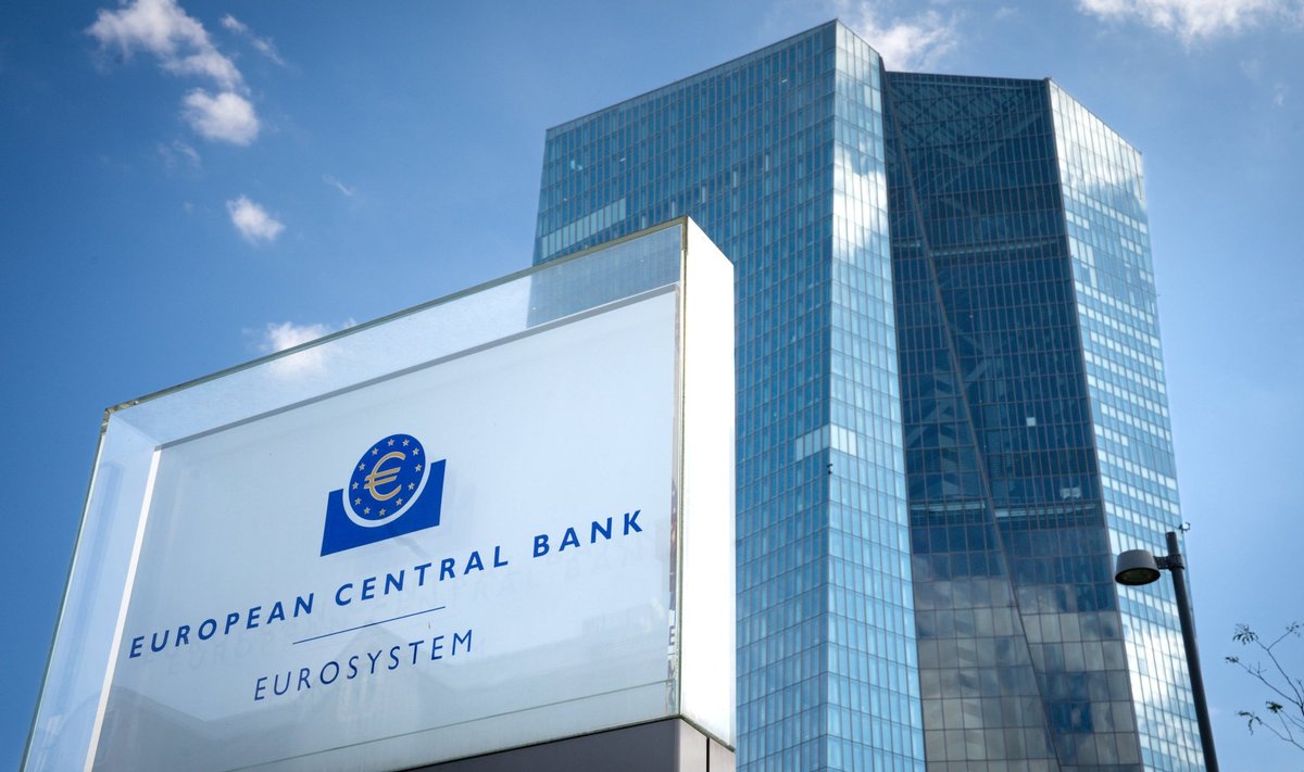 Pressekonferenz der EZB Europaeische Zentralbank Impressionen des Hochhaus der EZB der Europaeischen Zentralbank in Fran