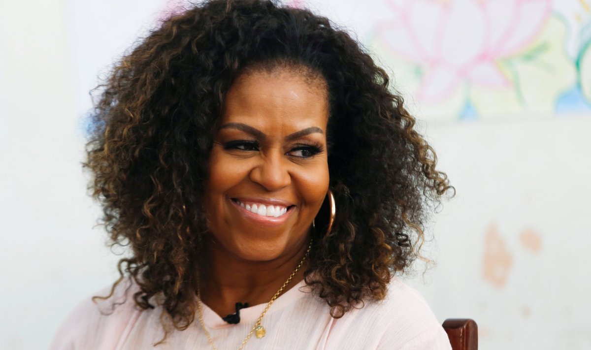 FILE PHOTO: Former first lady Michelle Obama attends the Girls Opportunity Alliance program with Room to Read at the Can Giuoc Highschool in Long An province