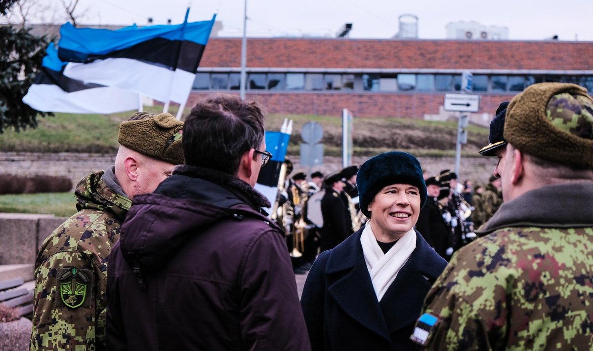 President Kaljulaid Vabadussõja relvarahu aastapäeva paraadil