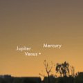 Veenus, Jupiter ja Merkuur moodustavad pühapäeval taevasse täiusliku kolmnurga