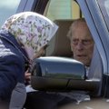 On alles põikpea! Äsja avariisse sattunud 97-aastane prints Philip on taas ilma turvavööta autoroolis