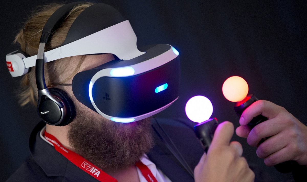 Jep, virtuaalne reaalsus näeb üliseksikas välja. Pildil on Sony PlayStation VR. (Foto: AP)