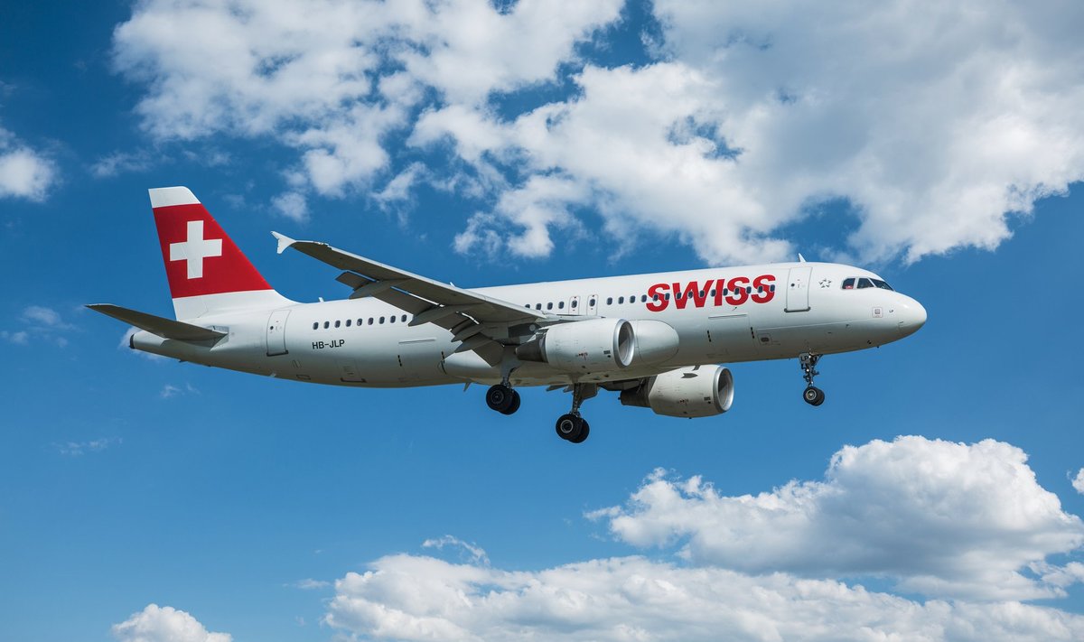 Swiss Airlines lennuk