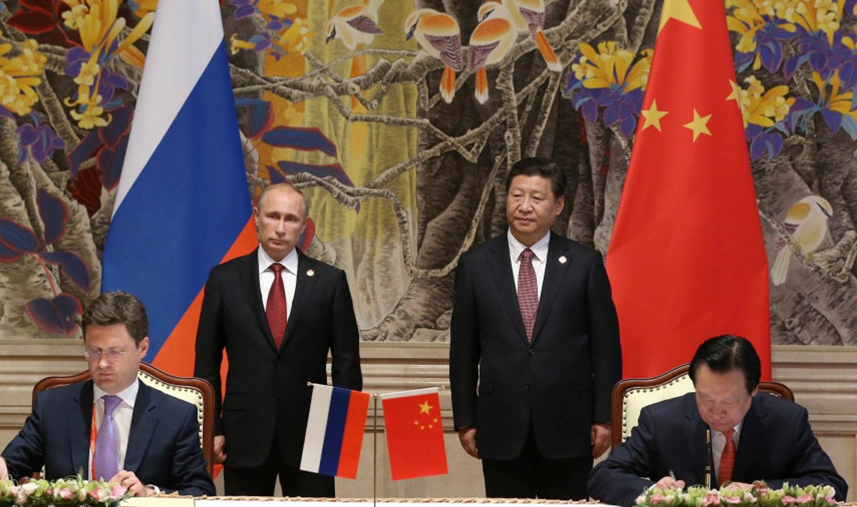 Venemaa president Vladimir Putin ja Hiina president Xi Jinping.