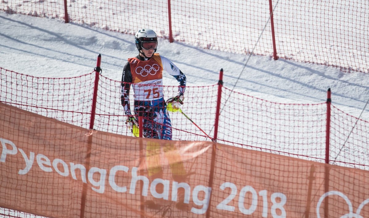 Tormis Laine Pyeongchangi olümpial. 