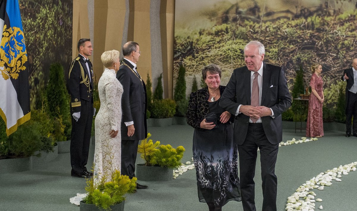 Rootsi kuningriigi suursaadik Anders Ljunggren möödunud aastal presidendi vastuvõtul