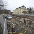 На развалинах здания рынка в парке Таммсааре планируется построить павильон