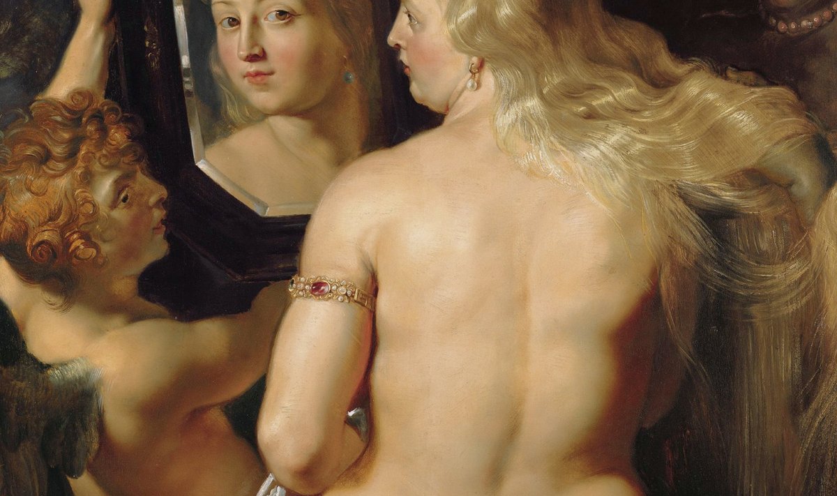 Peter Paul Rubensi maal „Venus peegli ees” 1615.