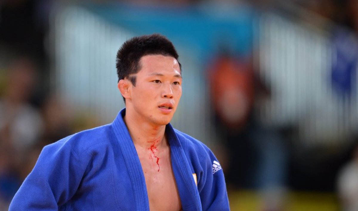 Ki-Chun Wang Londoni olümpial pärast pronksimatši kaotust.