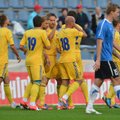 Eesti jalgpallikoondis tegi ilmetu mängu ja kaotas Ukrainale suurelt