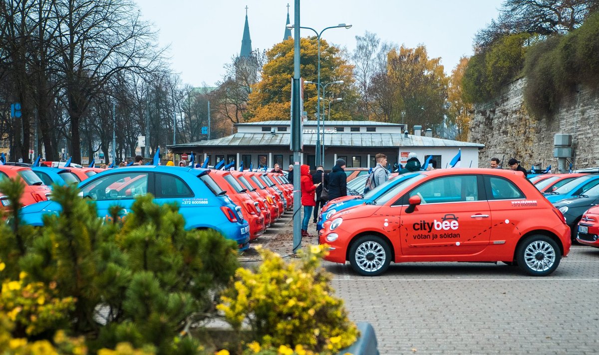Citybee autorenditeenuse avaüritus Eestis 25. oktoobril 2019. aastal