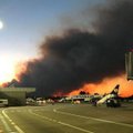 ФОТО: В Италии из-за лесных пожаров закрыли международный аэропорт