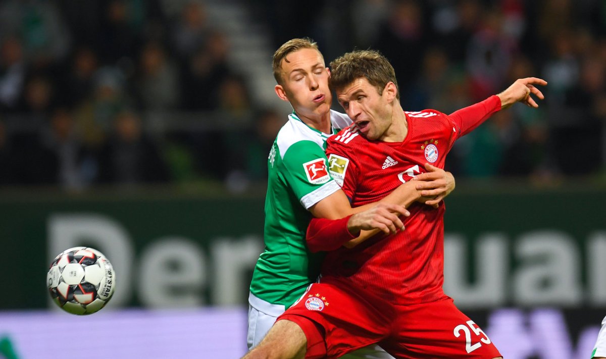 Thomas Müller (Bayern) mängus Bremeniga