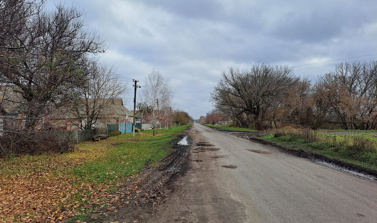 Ukraina küla Donbassis
