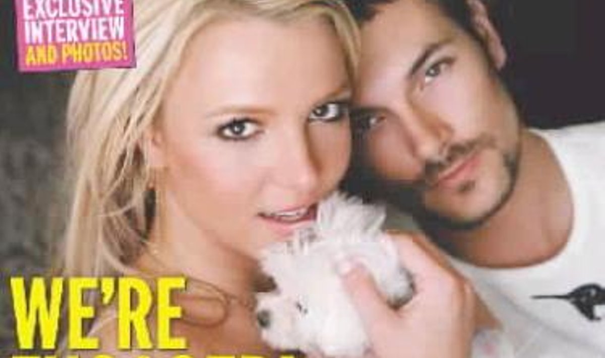 Britney Spears ja Kevin Federline ajakirja kaanel