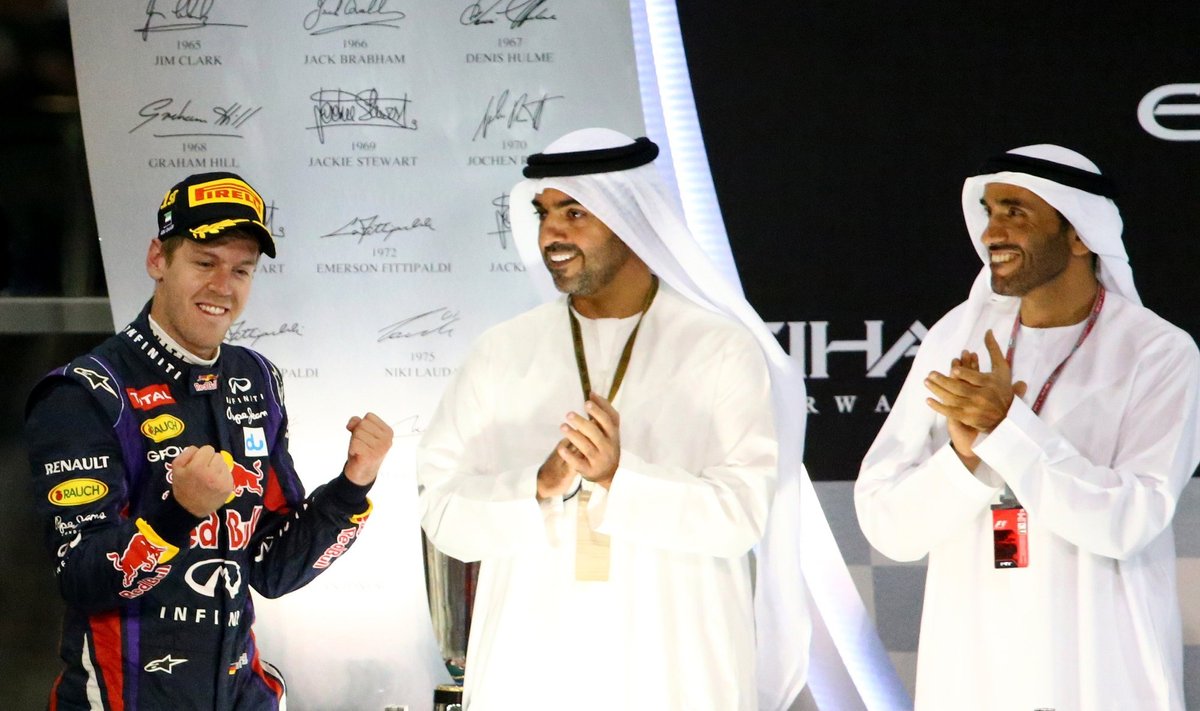 Vettel Abu Dhabi etapi võitjana
