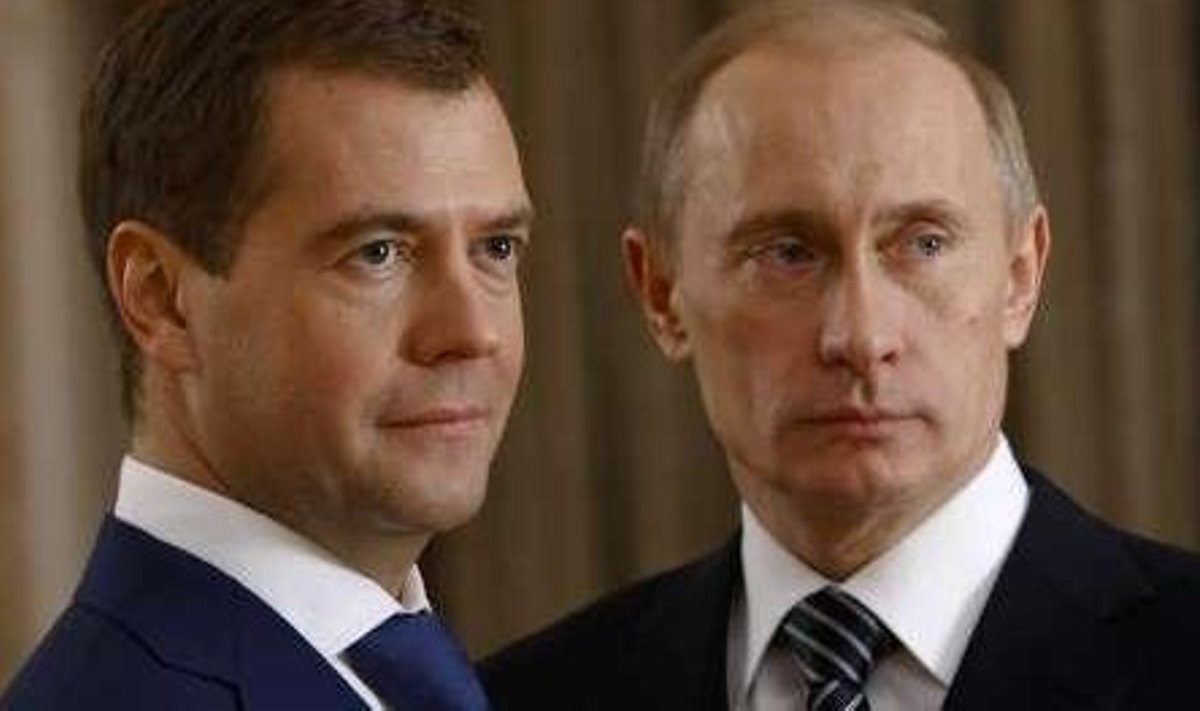 Peterburgis üritatakse Putinist ja Medvedevist luua lastele religioosset kaksainsust.