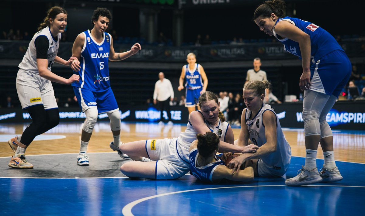Eesti vs Kreeka naiste korvpalli EM-valiksarja kohtumine 12.02.2023