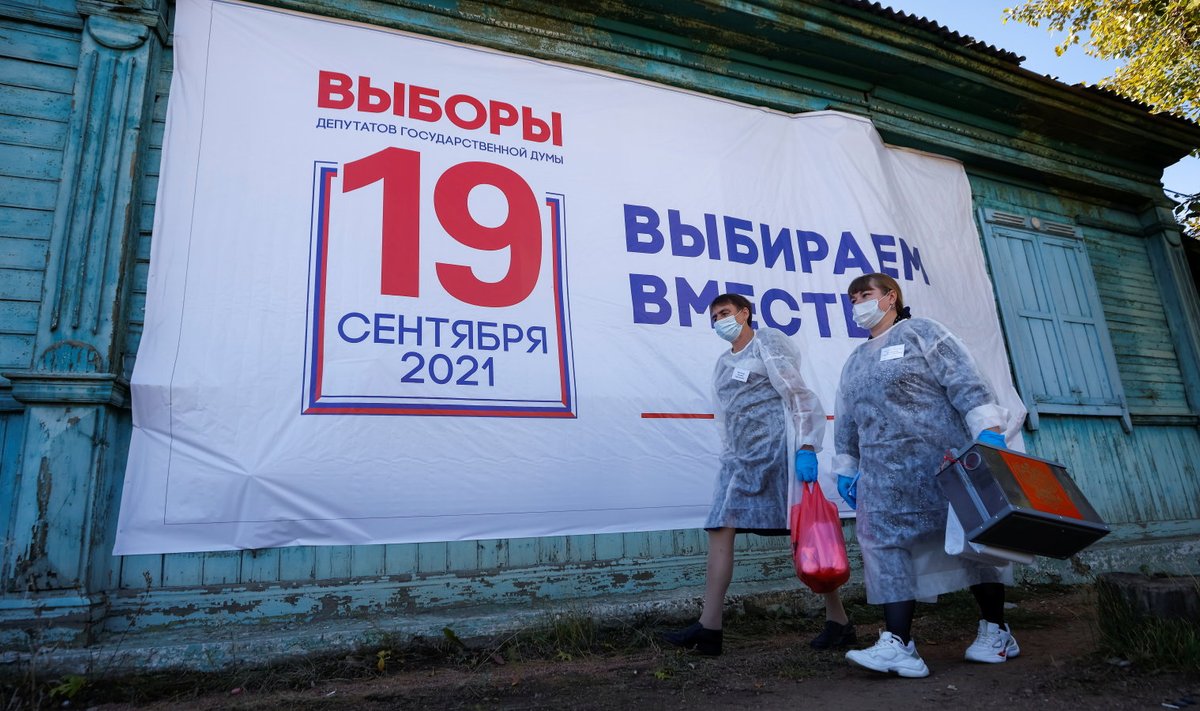 Vene valimised täna Burjaatias. 