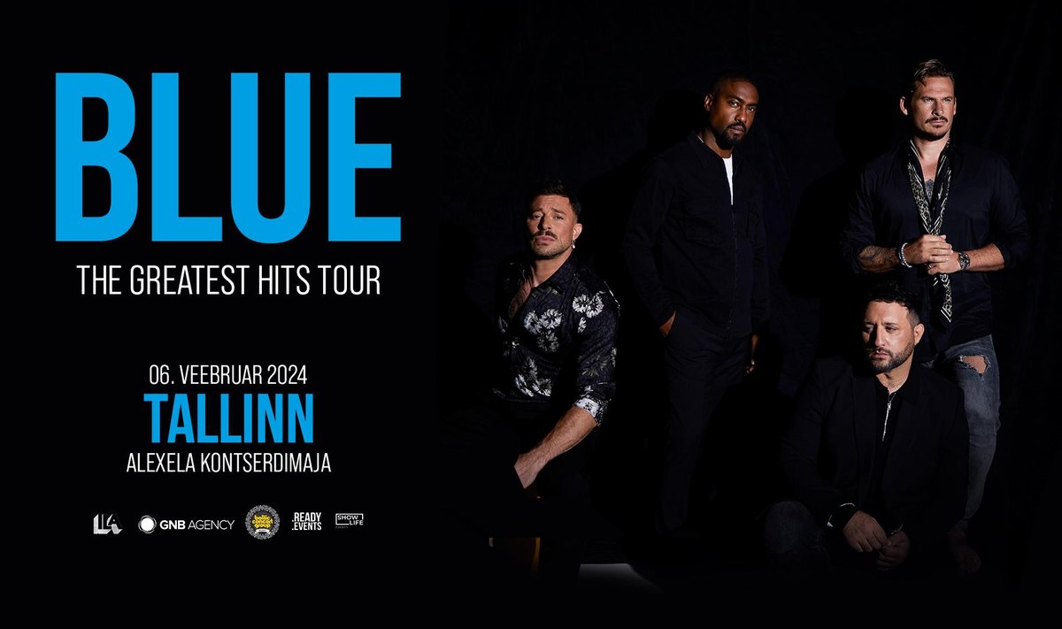 BLUE приезжают в Таллинн