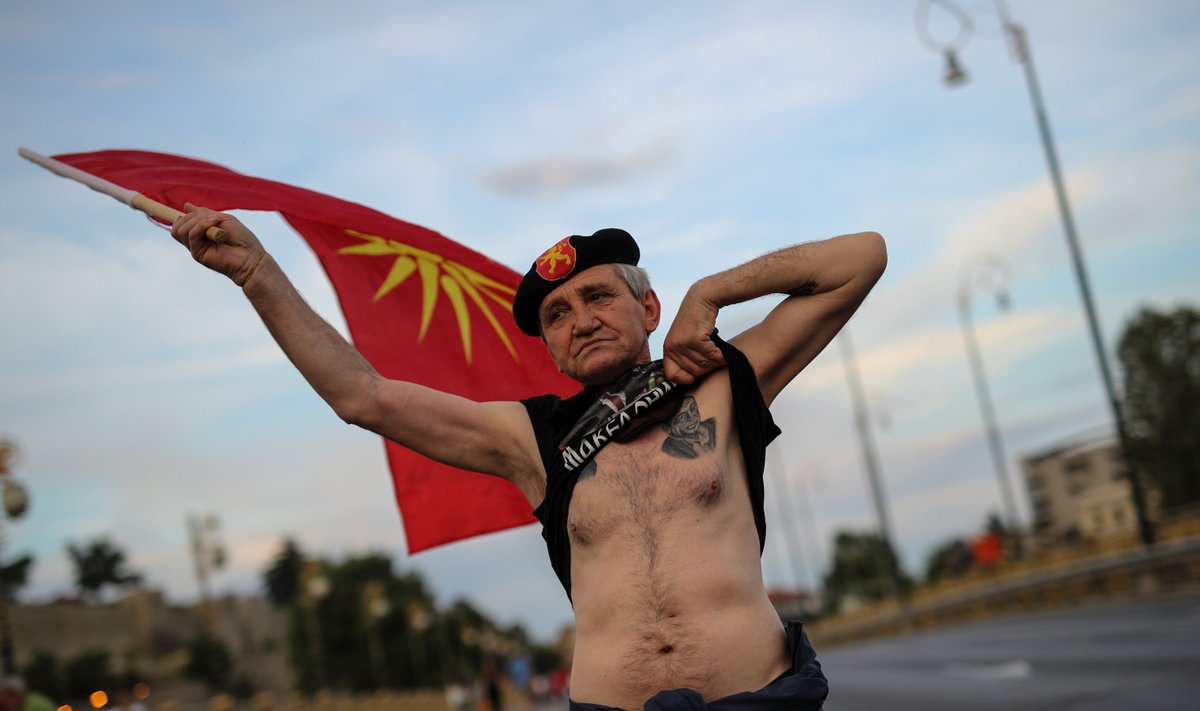 Makedoonia rahvuslane 2. juunil nimemuutuse vastu meelt avaldamas