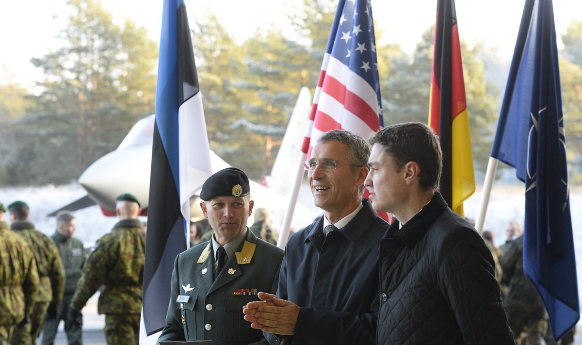 NATO peasekretär Jens Stoltenberg ja Eesti peaminister Taavi Rõivas
