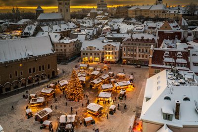 Рождественский рынок в Таллинне
