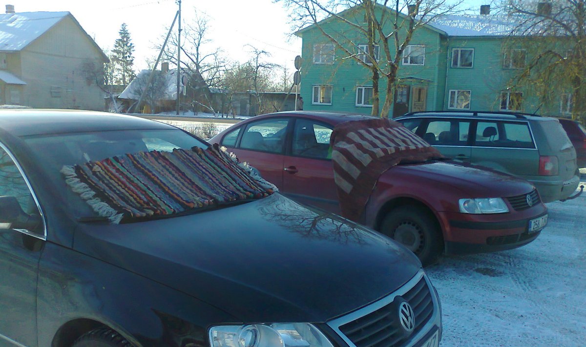 Vaibad autode esiklaasidel Tartumaal