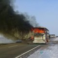 VIDEO | Kasahstanis põlema süttinud bussis hukkus 52 inimest