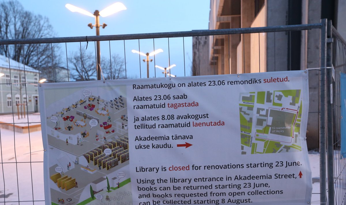 Tartu Ülikooli Raamatukogu remont