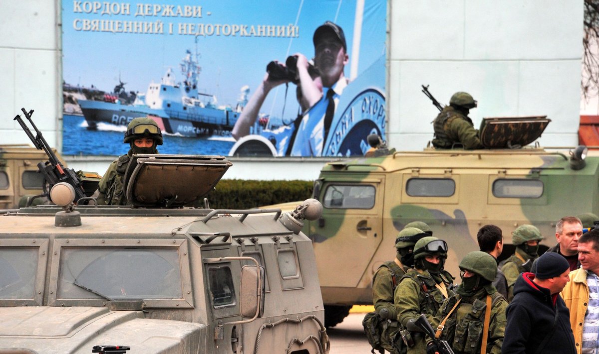 Eraldusmärkideta sõjaväelased Krimmis