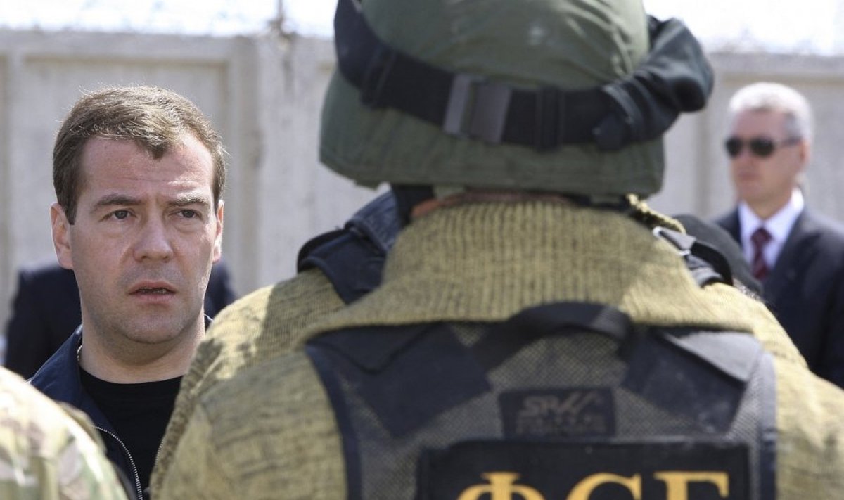 Dmitri Medvedjev ja FSB. Foto: Reuters