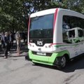 VIDEO | Kaks isejuhtivat bussi jõudsid Tallinnasse, paari nädala pärast asuvad need linlasi vedama