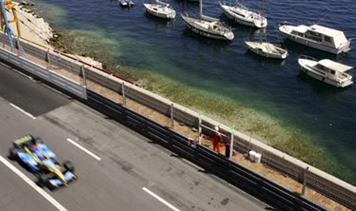 Fernando Alonso Monaco GP vabatreeningul