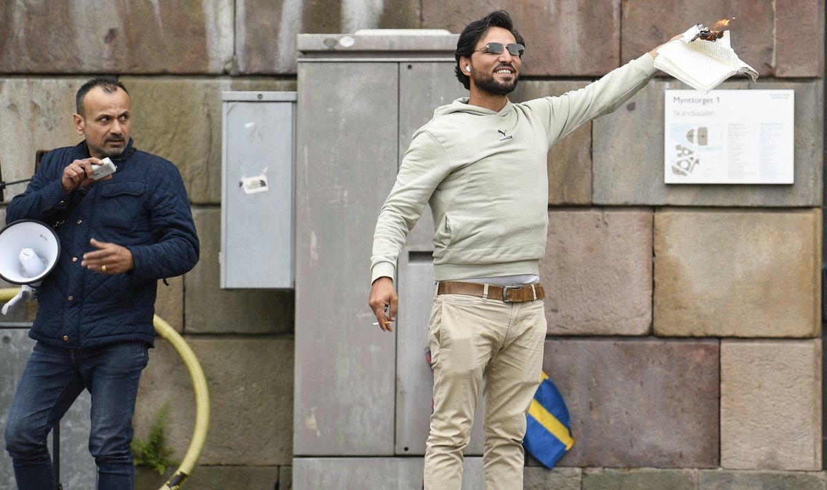 Salwan Momika, üks meestest, kes on põletamiste ning protestide taga.