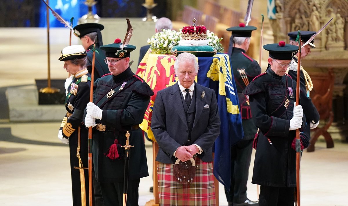 Kuningas Charles III esmaspäeval Šotimaal