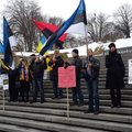 В Таллинне прошел митинг в поддержку Надежды Савченко