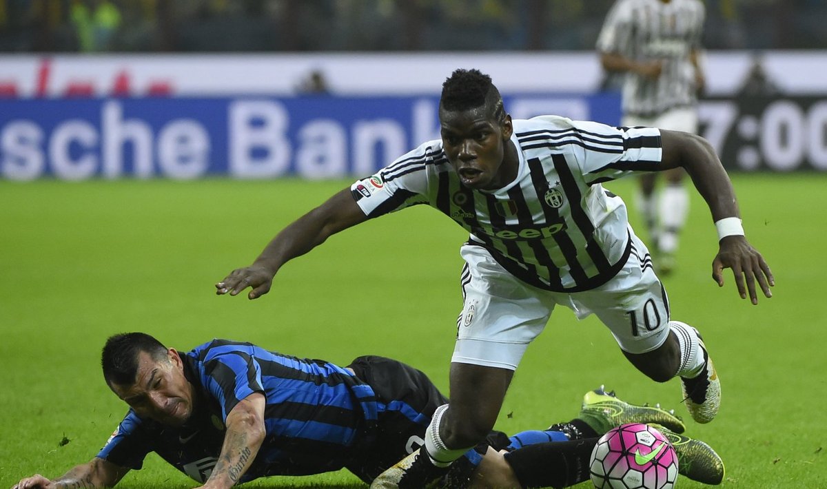 Paul Pogba ja Juventus leiavad end tabeli teisest poolest