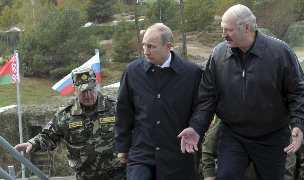 Sõjaline koostöö ei viinud Vladimir Putinit ning Aljakandr Lukašenkat poliitilise üksmeeleni