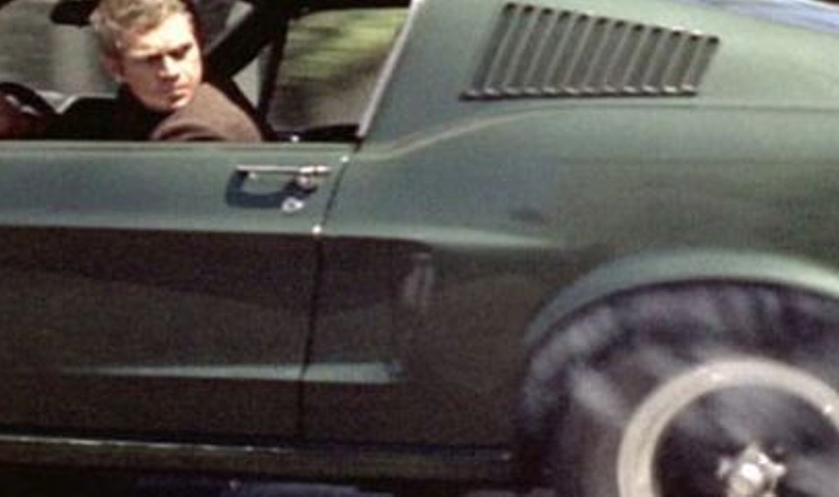 Steve McQueen Mustangi roolis filmis "Bullitt"