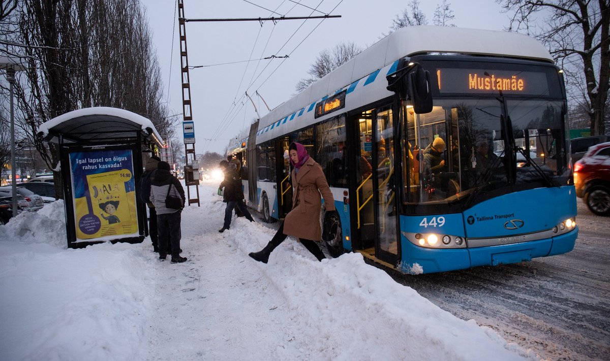 Tallinna trollibuss.